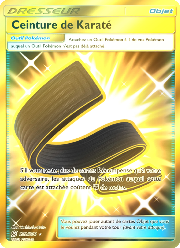 Ceinture de Karaté 252 — Harmonie des Esprits (French Pokémon TCG card)