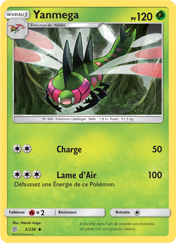 Yanmega 3 — Harmonie des Esprits (French Pokémon TCG card)