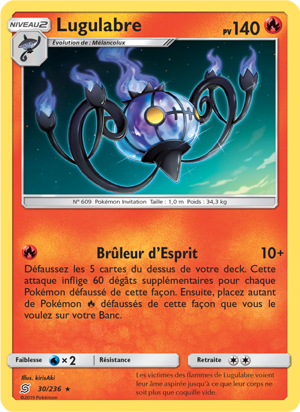 Lugulabre 30 — Harmonie des Esprits (French Pokémon TCG card)