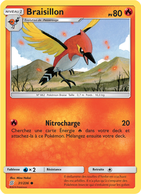 Braisillon 31 — Harmonie des Esprits (French Pokémon TCG card)