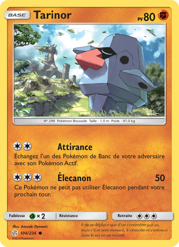 Tarinor 106 — Éclipse Cosmique (French Pokémon TCG card)