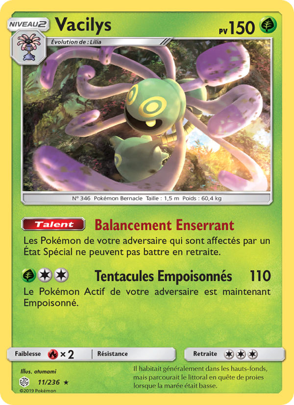 Vacilys 11 — Éclipse Cosmique (French Pokémon TCG card)