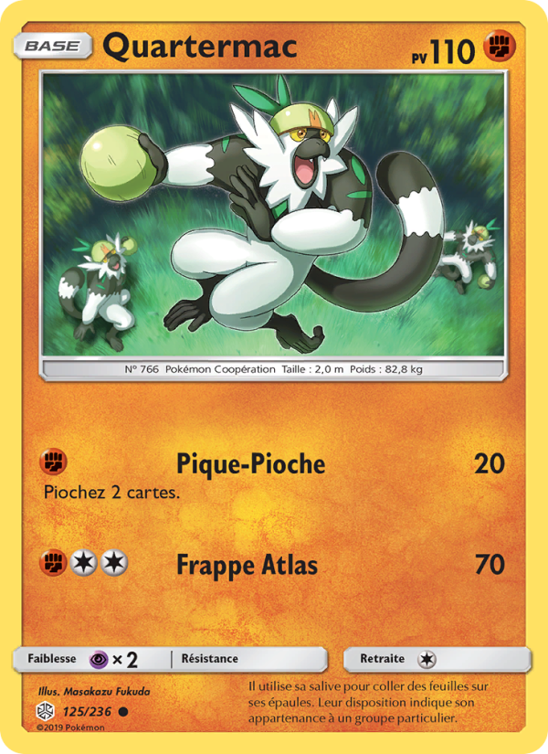 Quartermac 125 — Éclipse Cosmique (French Pokémon TCG card)