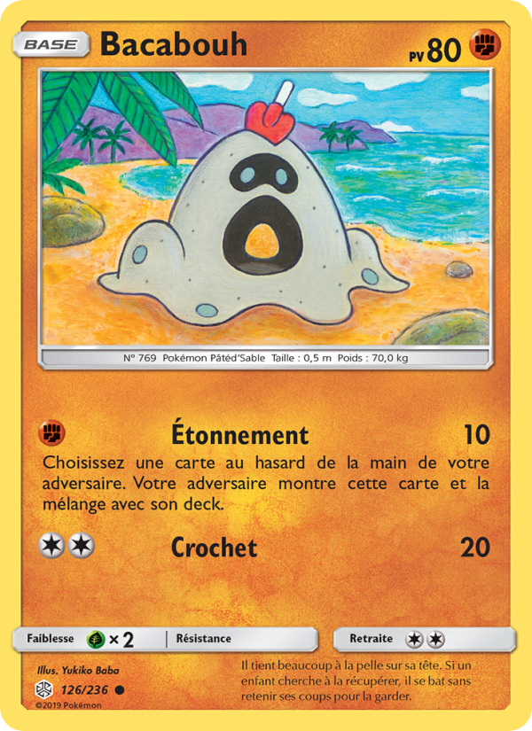 Bacabouh 126 — Éclipse Cosmique (French Pokémon TCG card)