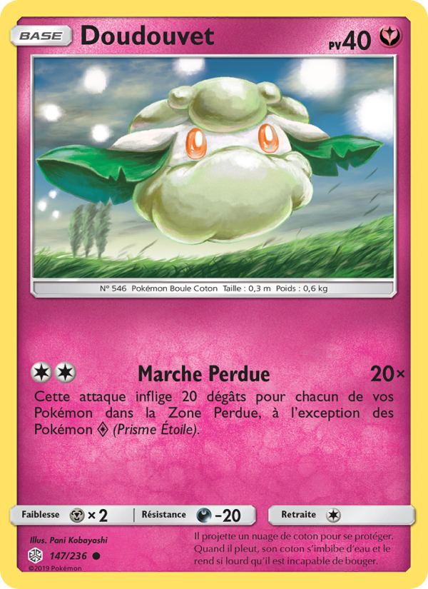 Doudouvet 147 — Éclipse Cosmique (French Pokémon TCG card)