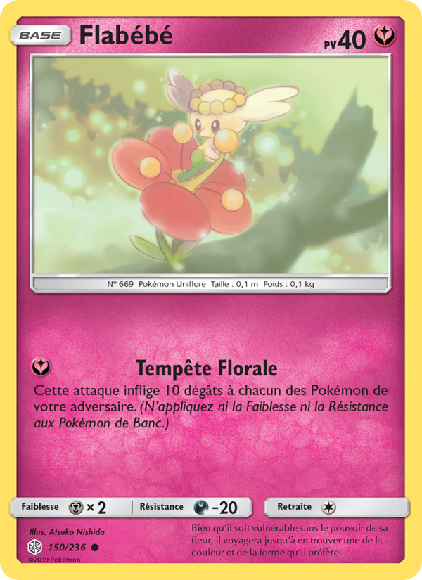 Flabébé 150 — Éclipse Cosmique (French Pokémon TCG card)