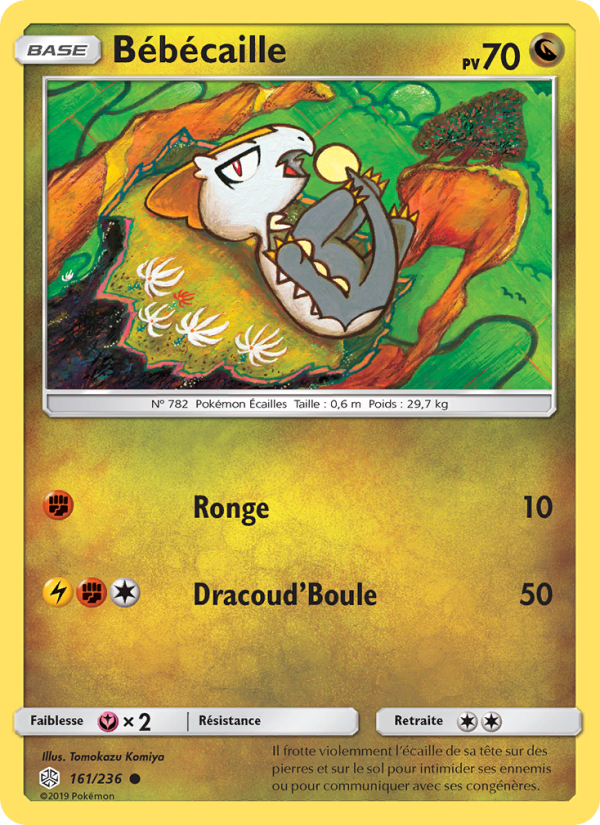 Bébécaille 161 — Éclipse Cosmique (French Pokémon TCG card)