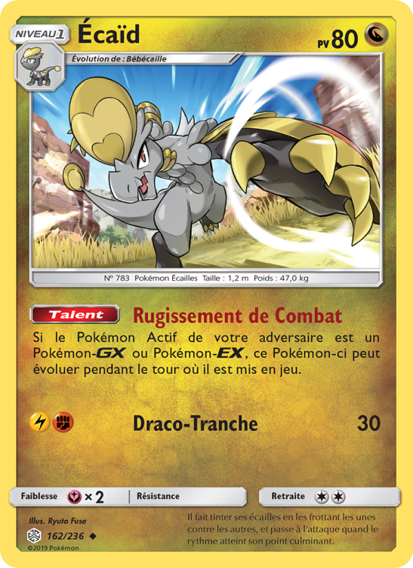 Écaïd 162 — Éclipse Cosmique (French Pokémon TCG card)