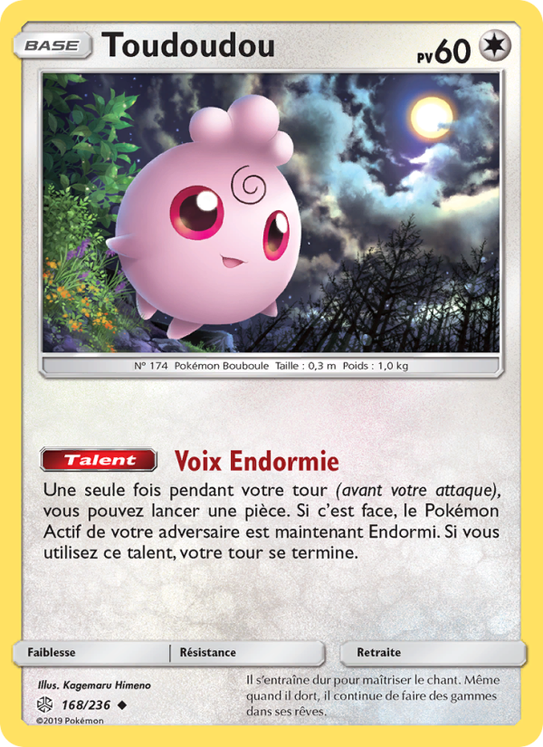 Toudoudou 168 — Éclipse Cosmique (French Pokémon TCG card)