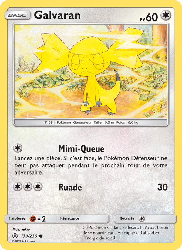 Galvaran 179 — Éclipse Cosmique (French Pokémon TCG card)