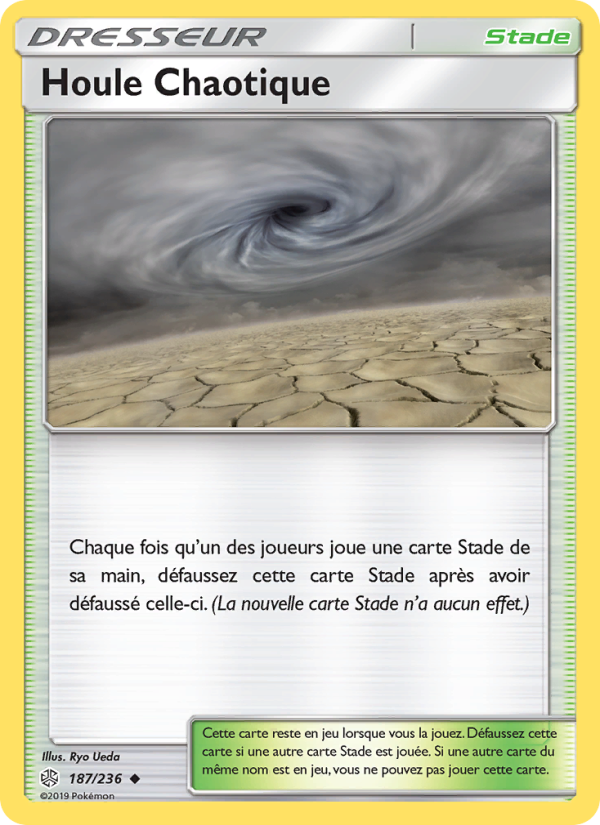Houle Chaotique 187 — Éclipse Cosmique (French Pokémon TCG card)
