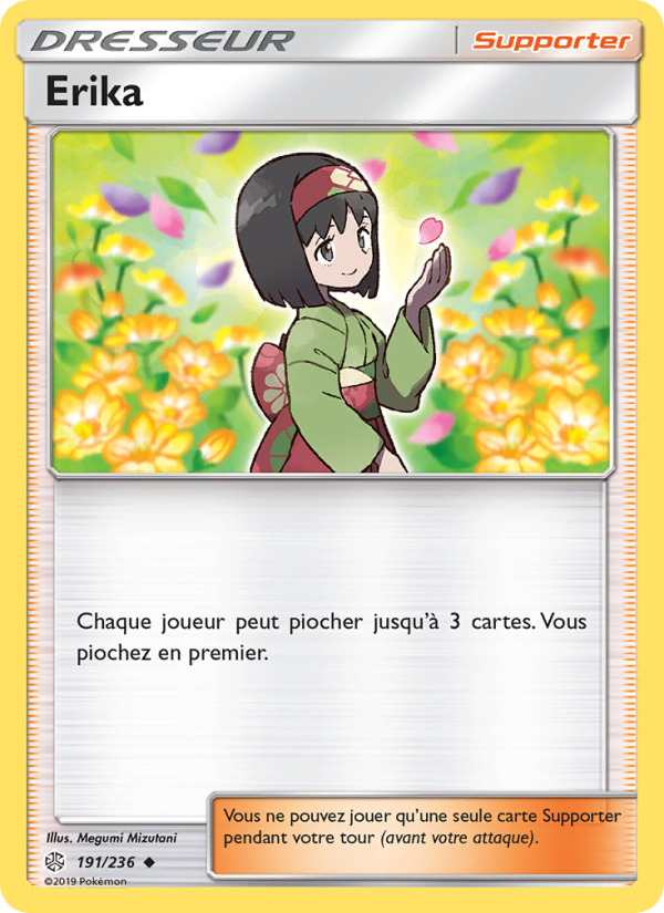 Erika 191 — Éclipse Cosmique (French Pokémon TCG card)