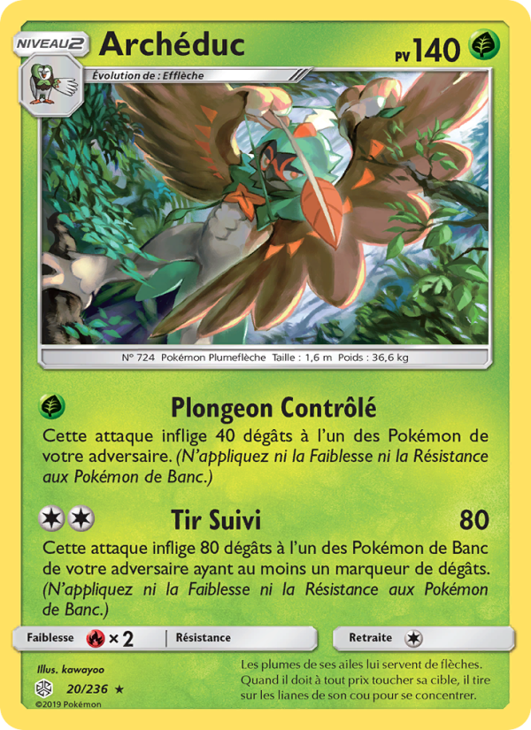 Archéduc 20 — Éclipse Cosmique (French Pokémon TCG card)