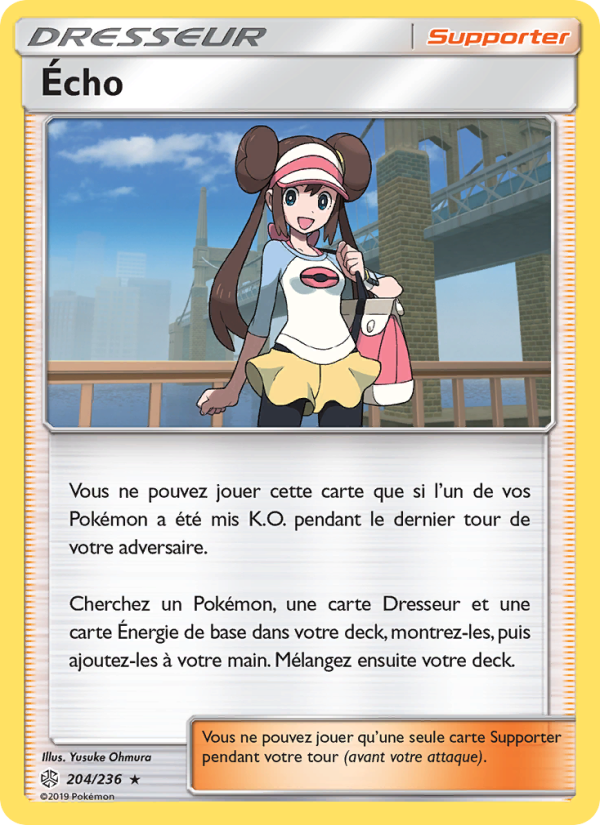 Écho 204 — Éclipse Cosmique (French Pokémon TCG card)
