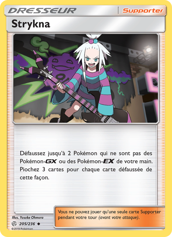 Strykna 205 — Éclipse Cosmique (French Pokémon TCG card)