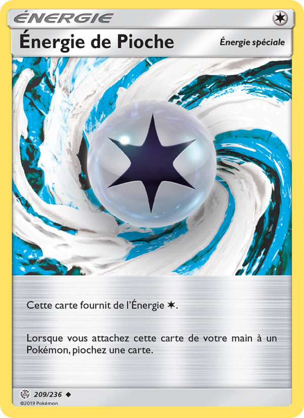 Énergie de Pioche 209 — Éclipse Cosmique (French Pokémon TCG card)