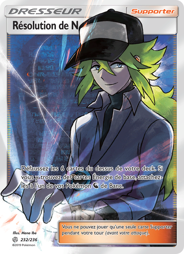 Résolution de N 232 — Éclipse Cosmique (French Pokémon TCG card)