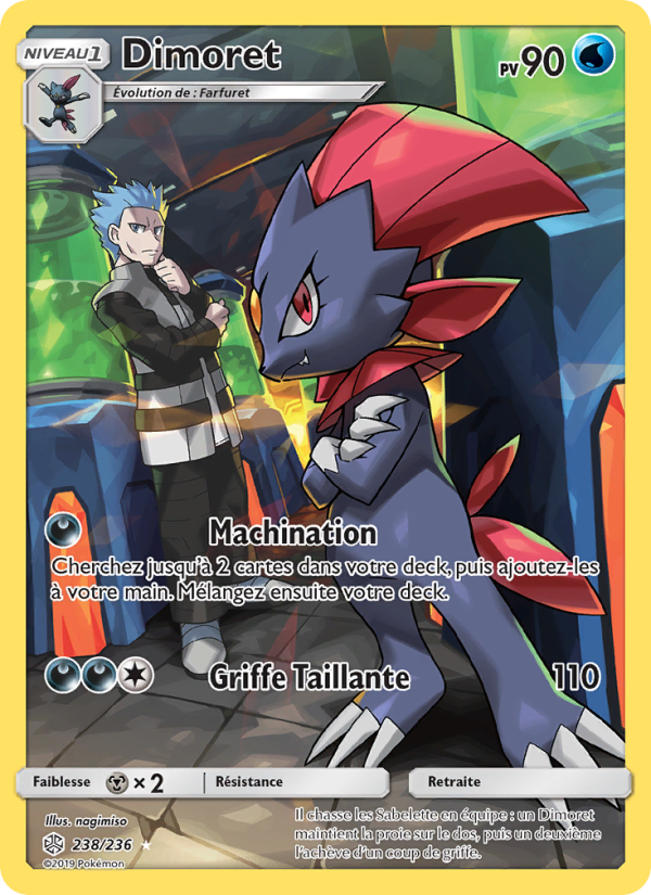 Dimoret 238 — Éclipse Cosmique (French Pokémon TCG card)