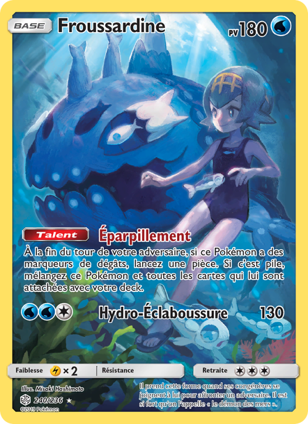 Froussardine 240 — Éclipse Cosmique (French Pokémon TCG card)