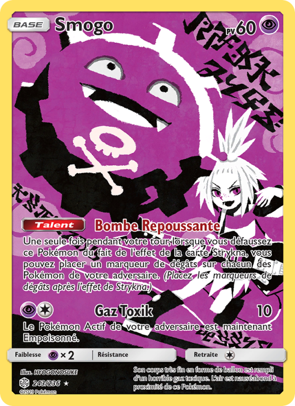 Smogo 243 — Éclipse Cosmique (French Pokémon TCG card)