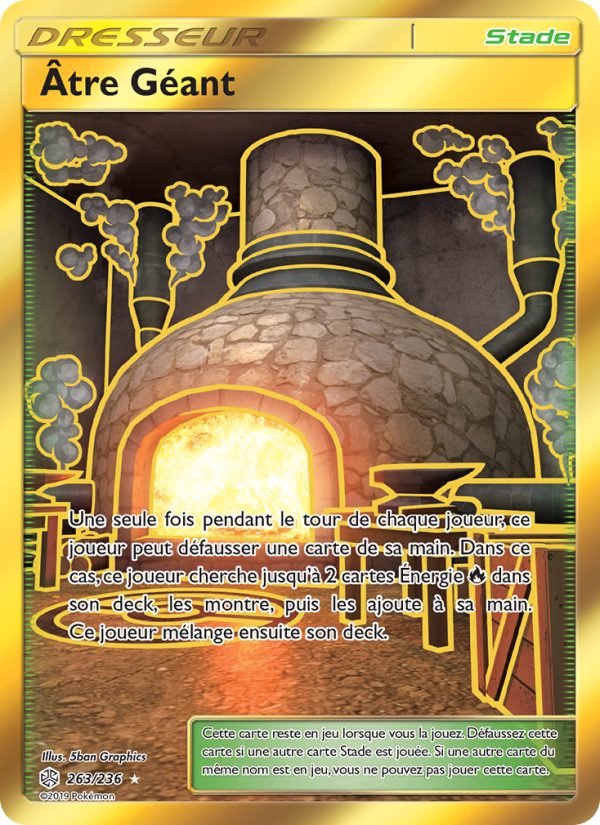Âtre Géant 263 — Éclipse Cosmique (French Pokémon TCG card)