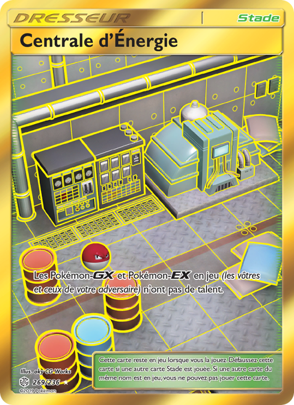 Centrale d’Énergie 269 — Éclipse Cosmique (French Pokémon TCG card)