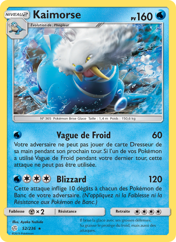 Kaimorse 52 — Éclipse Cosmique (French Pokémon TCG card)