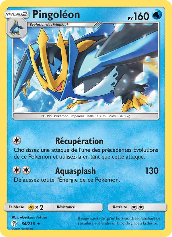 Pingoléon 56 — Éclipse Cosmique (French Pokémon TCG card)