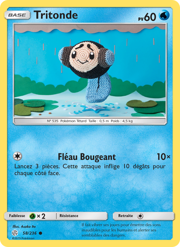Tritonde 58 — Éclipse Cosmique (French Pokémon TCG card)