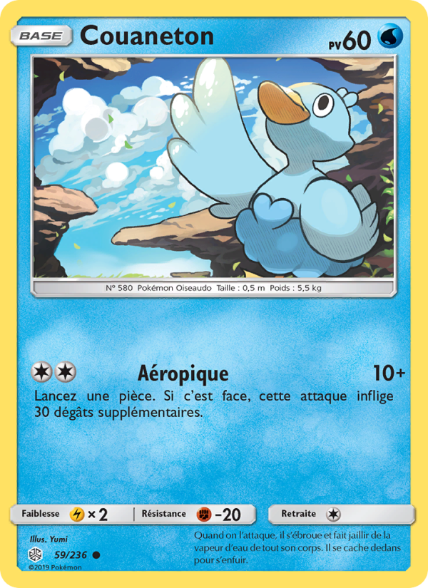 Couaneton 59 — Éclipse Cosmique (French Pokémon TCG card)