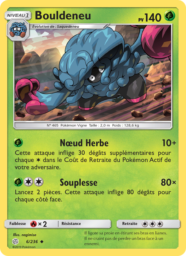 Bouldeneu 6 — Éclipse Cosmique (French Pokémon TCG card)