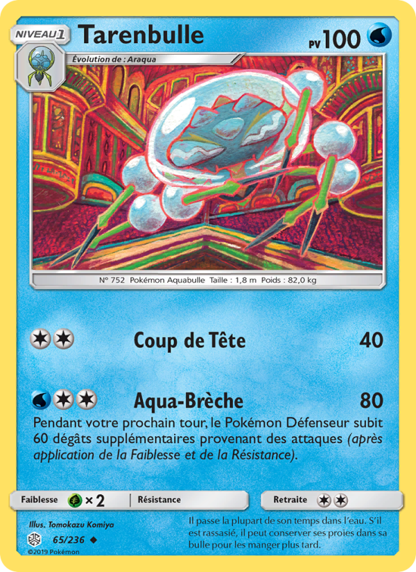 Tarenbulle 65 — Éclipse Cosmique (French Pokémon TCG card)