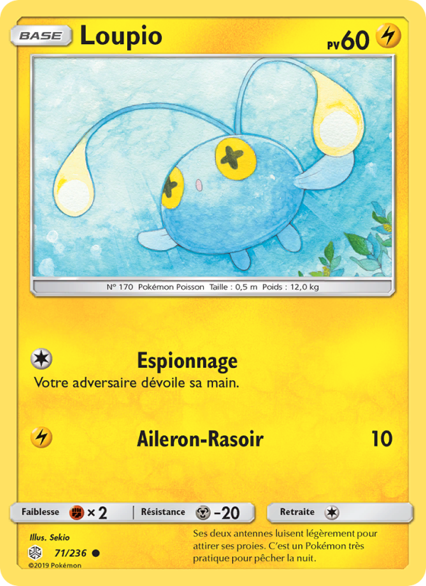 Loupio 71 — Éclipse Cosmique (French Pokémon TCG card)