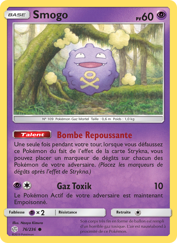 Smogo 76 — Éclipse Cosmique (French Pokémon TCG card)