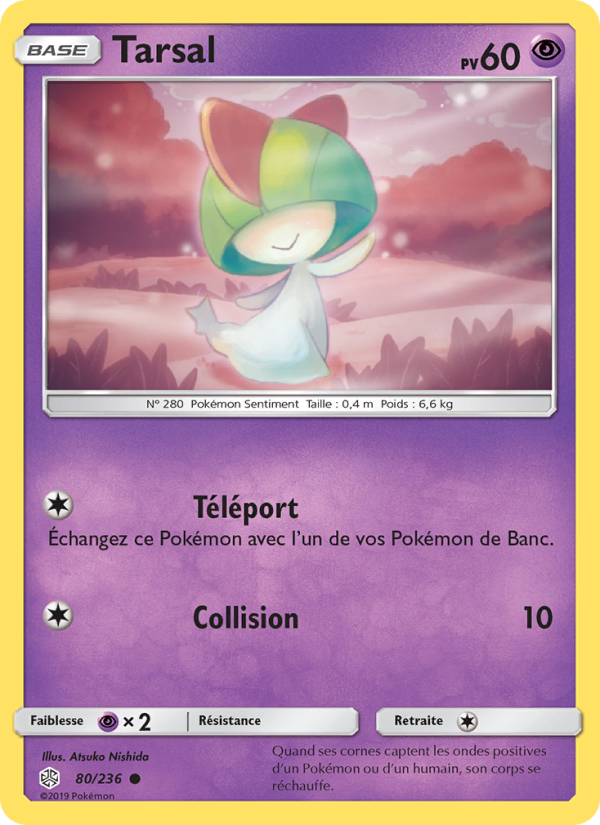 Tarsal 80 — Éclipse Cosmique (French Pokémon TCG card)