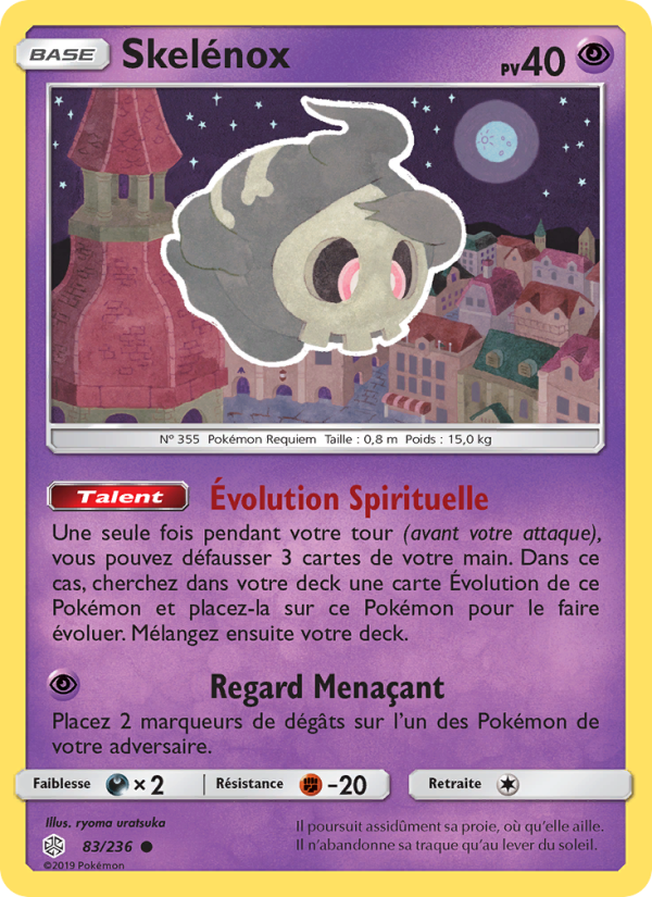 Skelénox 83 — Éclipse Cosmique (French Pokémon TCG card)