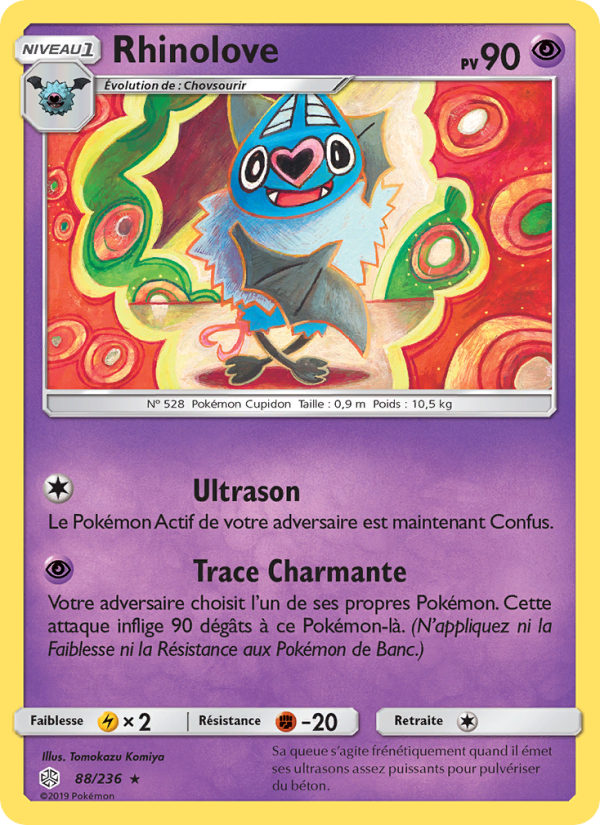 Rhinolove 88 — Éclipse Cosmique (French Pokémon TCG card)