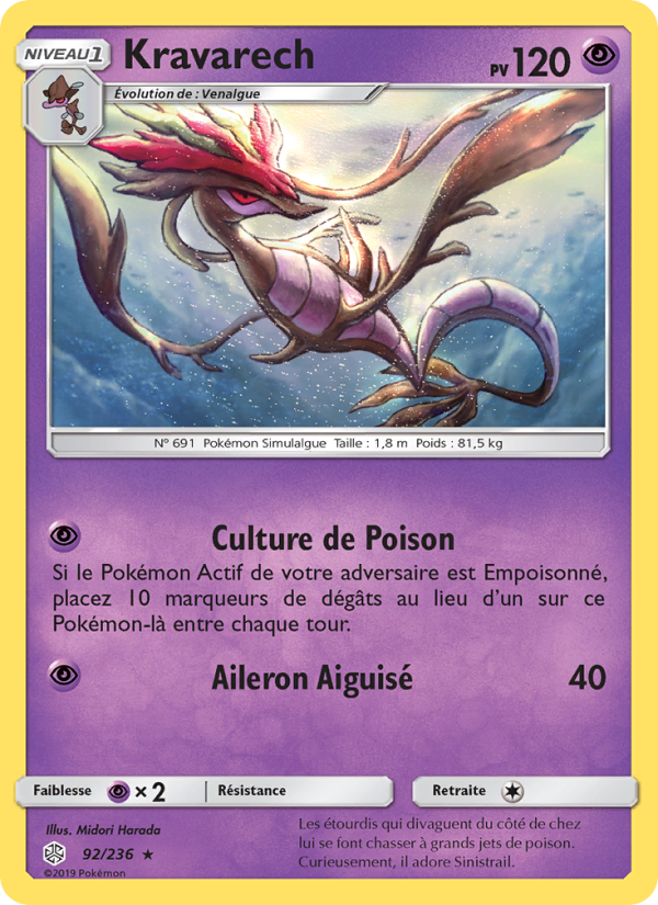Kravarech 92 — Éclipse Cosmique (French Pokémon TCG card)