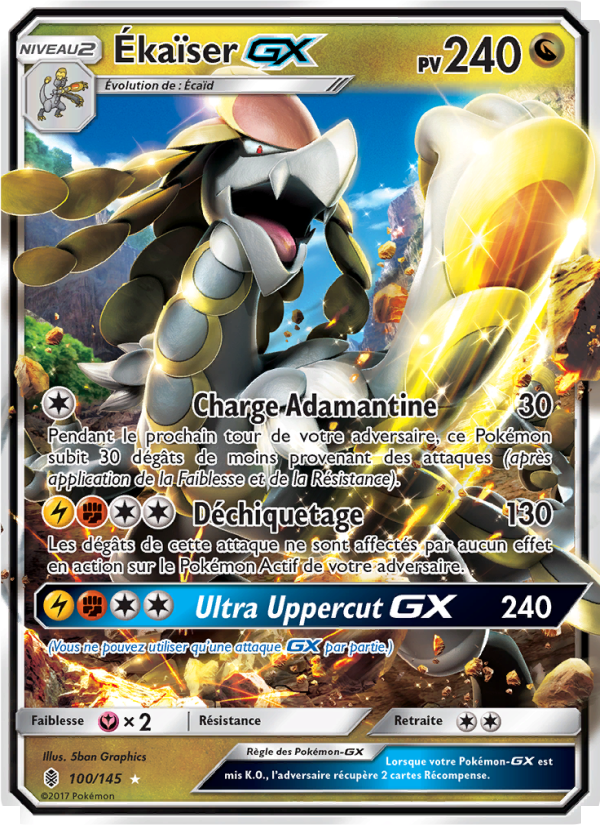 Ékaïser GX 100 — Gardiens Ascendants (French Pokémon TCG card)