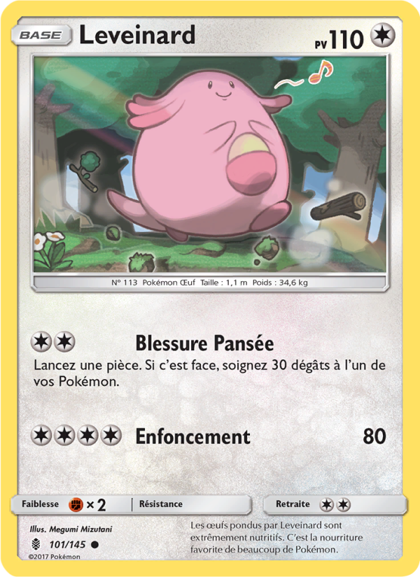 Leveinard 101 — Gardiens Ascendants (French Pokémon TCG card)