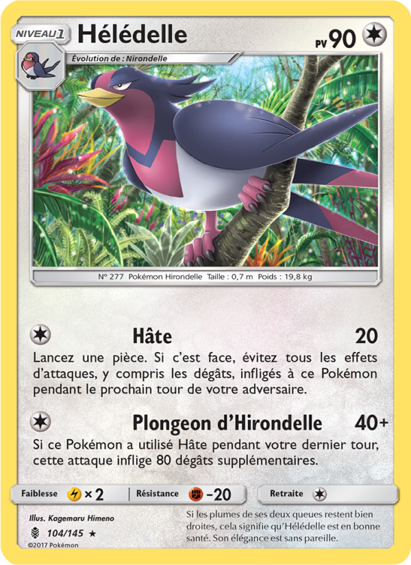 Hélédelle 104 — Gardiens Ascendants (French Pokémon TCG card)