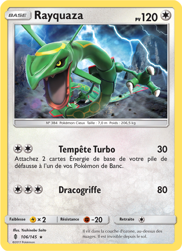 Rayquaza 106 — Gardiens Ascendants (French Pokémon TCG card)