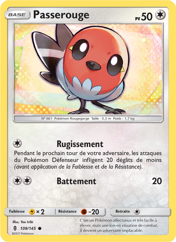 Passerouge 109 — Gardiens Ascendants (French Pokémon TCG card)