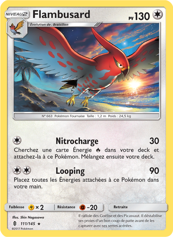 Flambusard 111 — Gardiens Ascendants (French Pokémon TCG card)