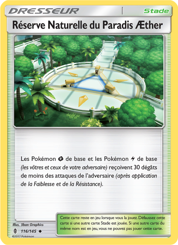 Réserve Naturelle du Paradis Æther 116 — Gardiens Ascendants (French Pokémon TCG card)