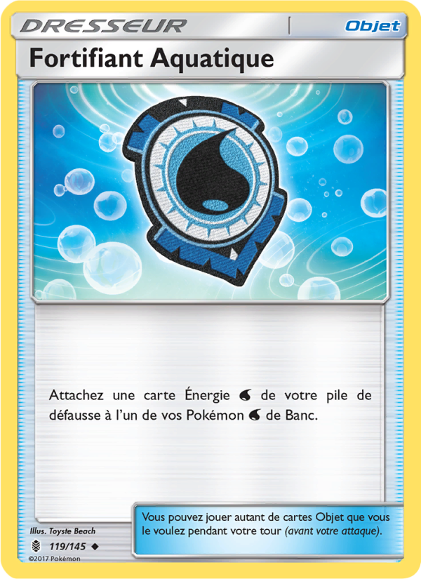Fortifiant Aquatique 119 — Gardiens Ascendants (French Pokémon TCG card)