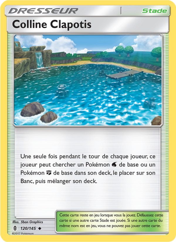 Colline Clapotis 120 — Gardiens Ascendants (French Pokémon TCG card)