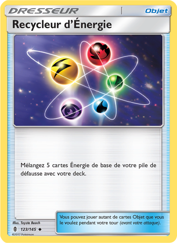Recycleur d’Énergie 123 — Gardiens Ascendants (French Pokémon TCG card)