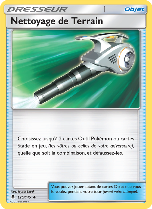 Nettoyage de Terrain 125 — Gardiens Ascendants (French Pokémon TCG card)