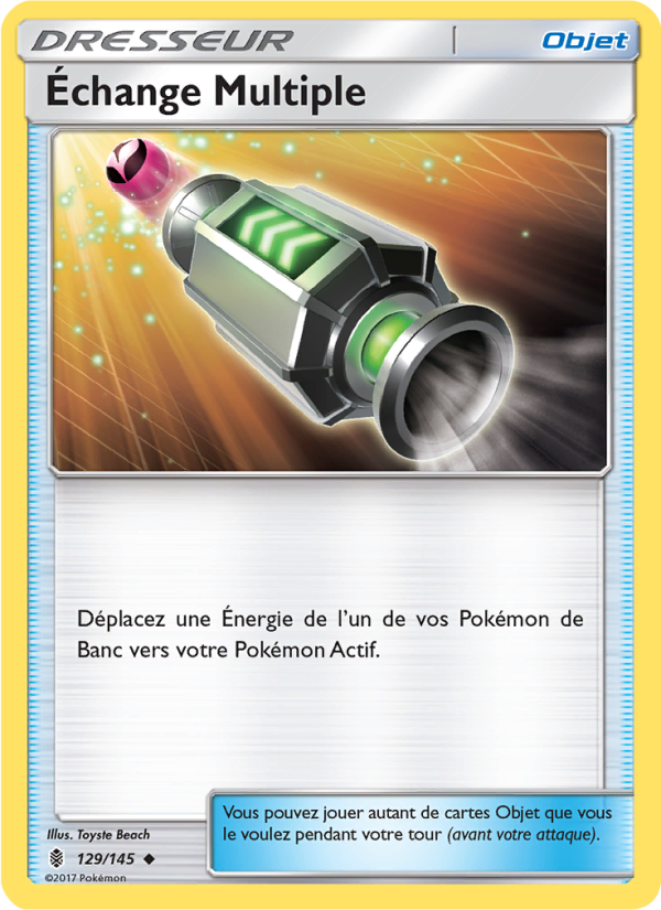 Échange Multiple 129 — Gardiens Ascendants (French Pokémon TCG card)